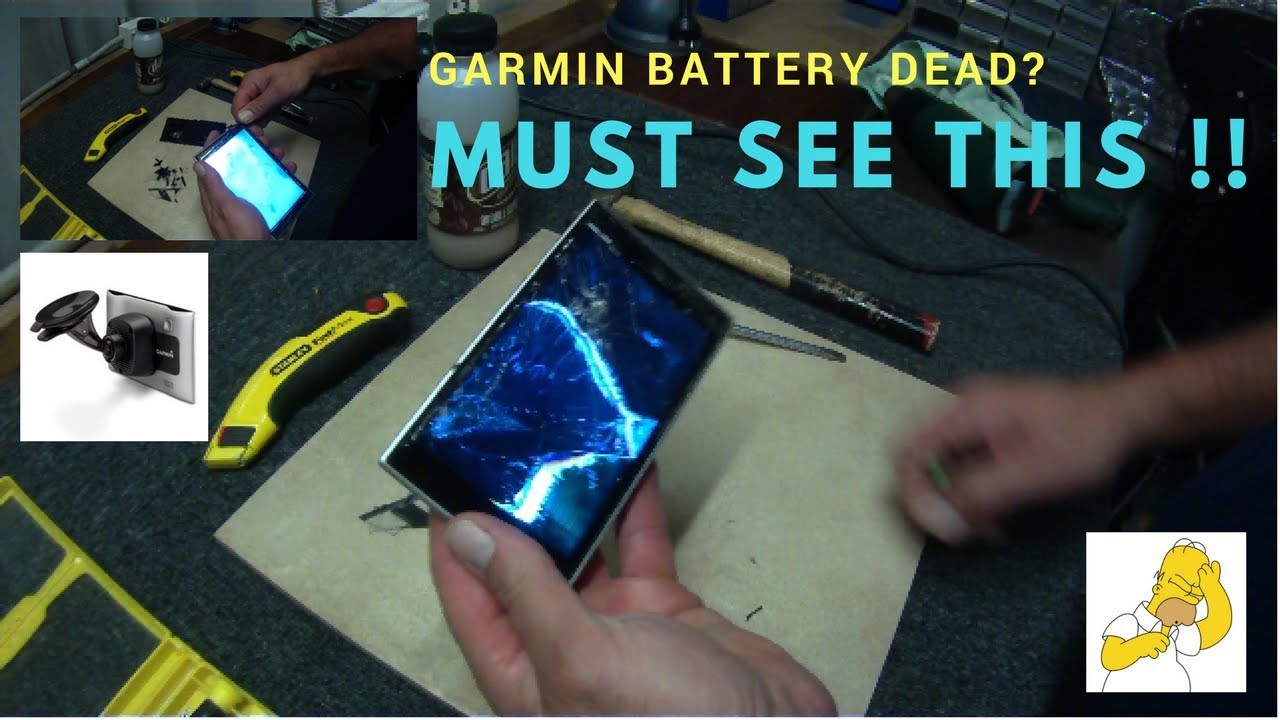 GARMIN NUVI 3597 LMT - GPS BATTERY REPLACEMENT -  FAIL !!