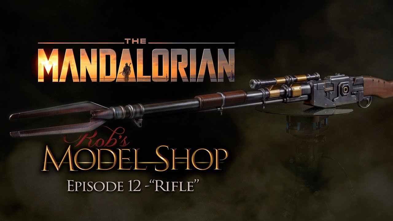 Mandolorian Rifle Build - Rob's Model Shop - Episode 12