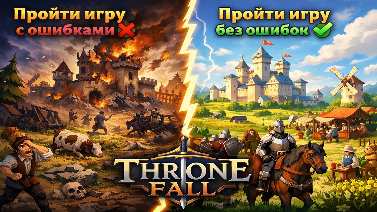Пройти игру с ошибками ❌ Пройти игру без ошибок ✅