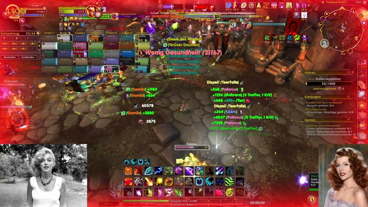 WoW PVP Druid Healer - Druiden Heiler PvP | Ashran Warlords of Draenor | World of Warcraft