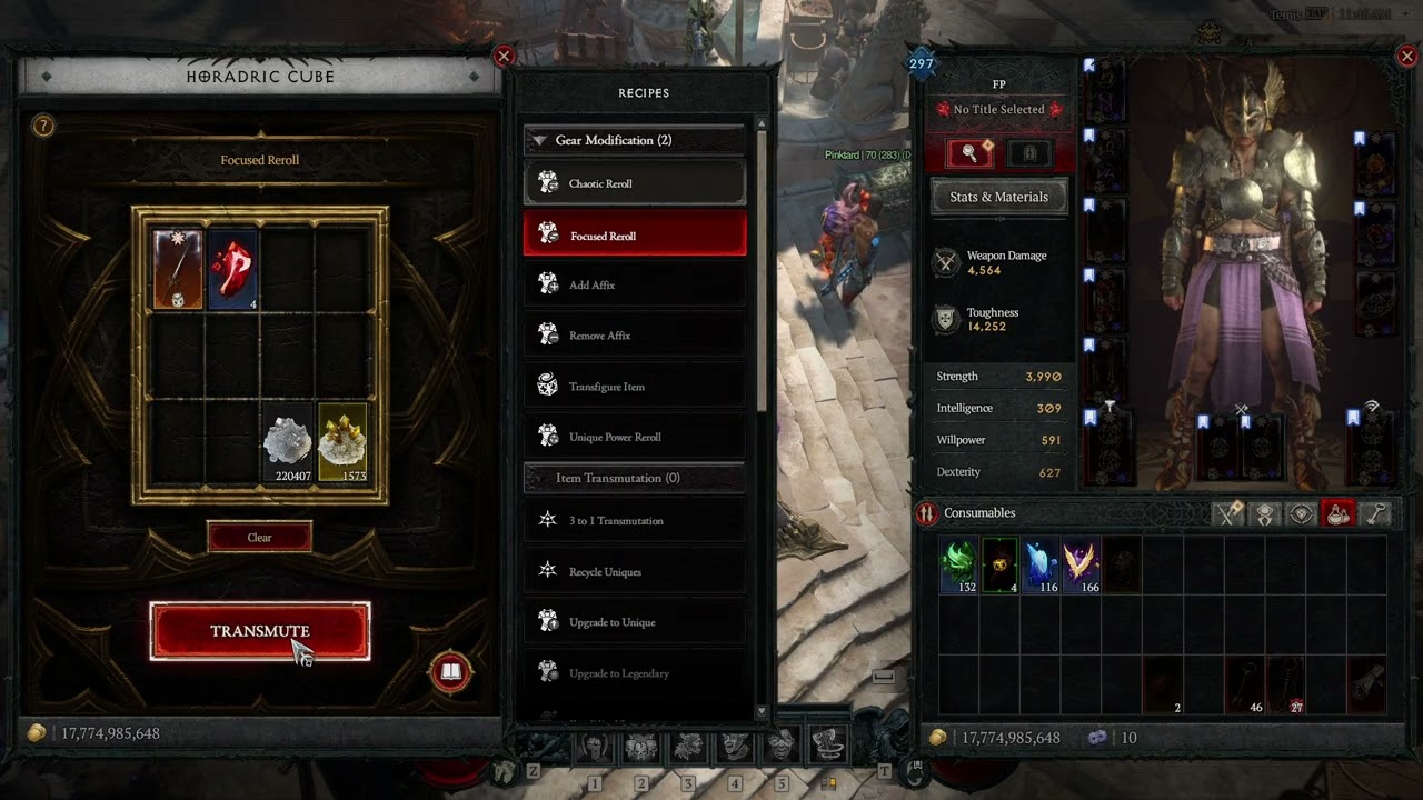 How to guarantee Gem Strength Transfigure/Sanctification in Diablo 4