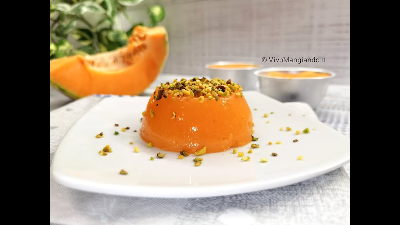 Gelo di melone giallo, dolce estivo genuino