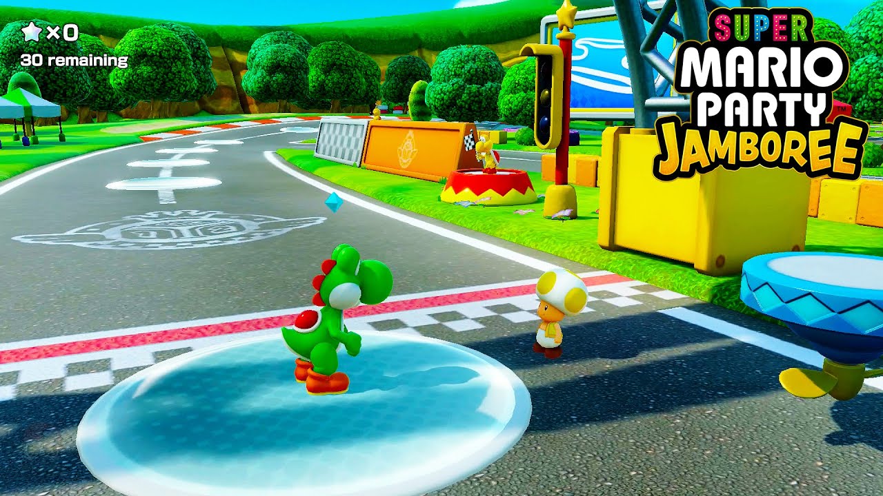 Super Mario Party Jamboree - Party Planner Trek (Roll 'em Raceway 100%)