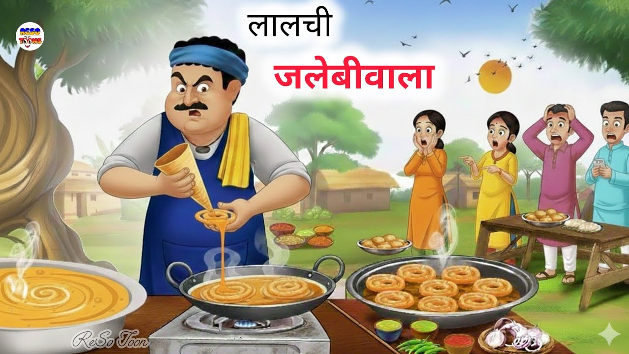 लालची जलेबी वाला | Lalchi Jalebi Wala | Hindi kahani | Hindi moral stories | kahaniyan |storytelling