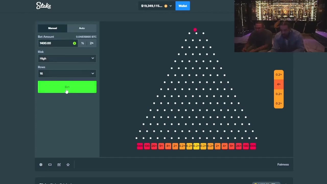 Drake Goes Crazy Playing Plinko & Sweet Bonanza On Stake