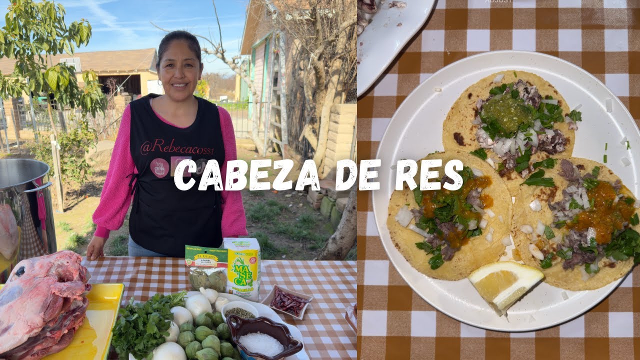 CABEZA DE RES AL VAPOR