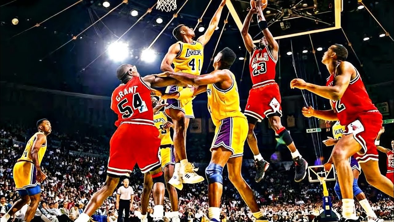 1990-91 BULLS VS LAKERS  FULL HIGHLIGHTS NBA2K24 PS5