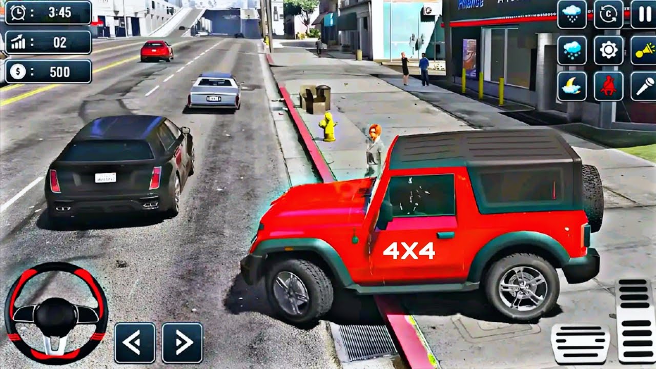 India Jeep Game Black Thar 4x4 || Thar Driving || 1 Level Complete || #video #game #gameplay 