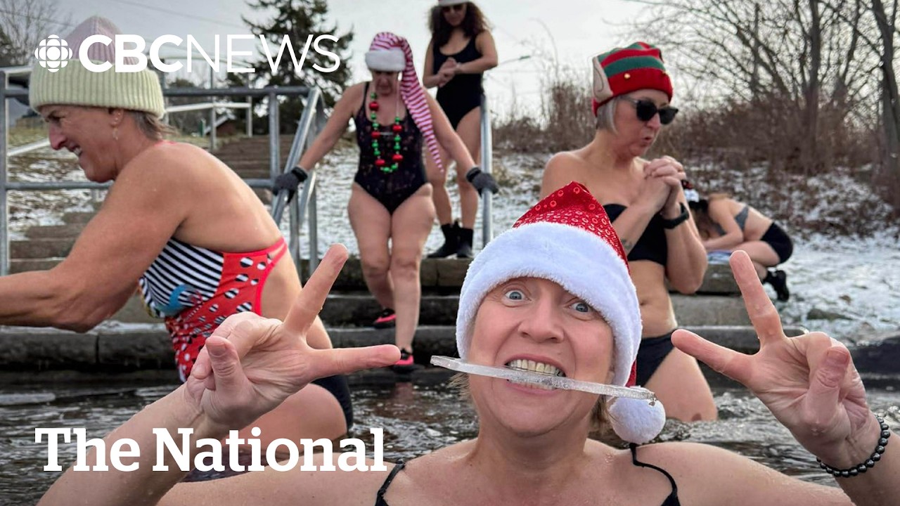 #TheMoment Canadian ice swimmers took on the world