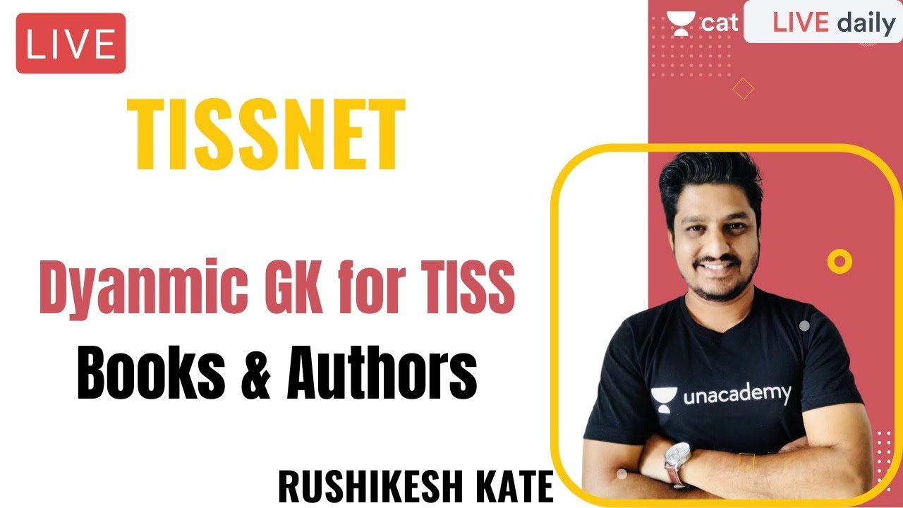 TISSNET 2021 | Dyanmic GK for TISS | Books & Authors | Rushikesh Kate