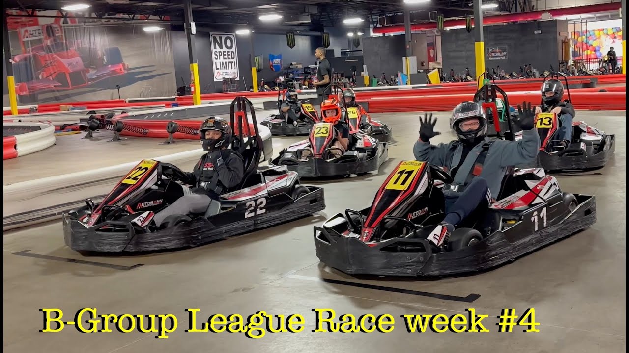 Autobahn Indoor Speedway Winter League B-group racing week 4    (Manassas, VA 15Feb2023)