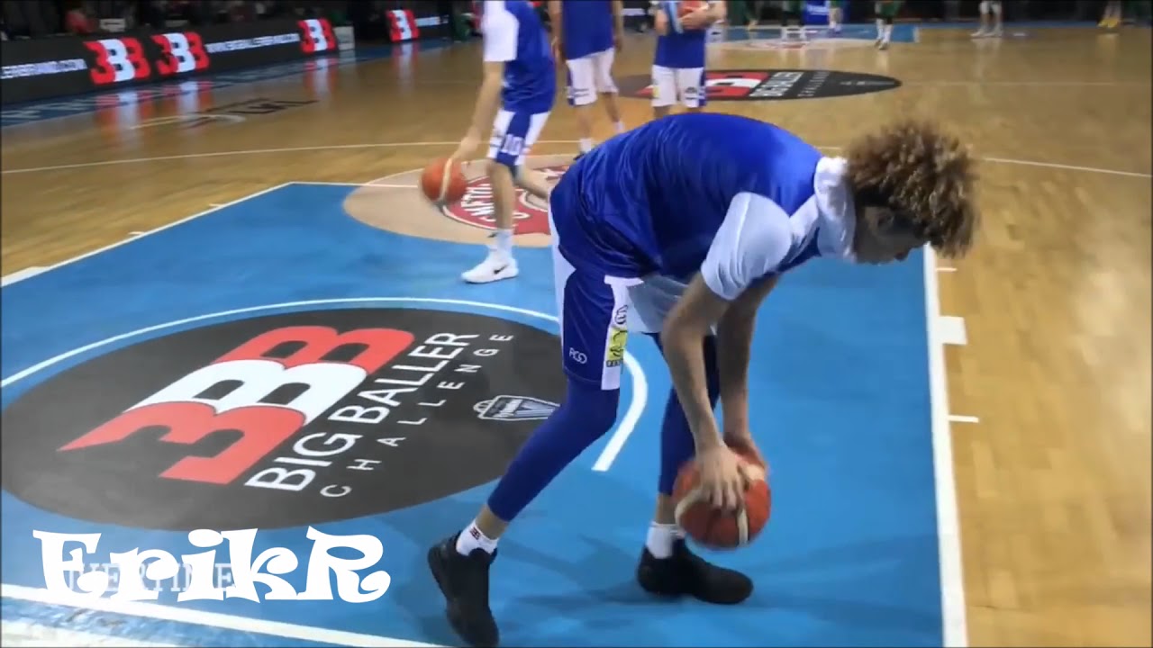 Lamelo Ball Warm Up and First Pro Game Highlights in Lithuania HD