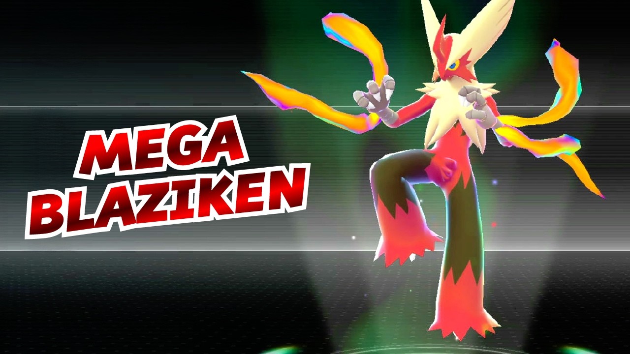 Z-A: Testei MEGA BLAZIKEN em um time 100% HOENN 🟢⚫ Pokémon Legends Z-A - DLC Mega Dimension