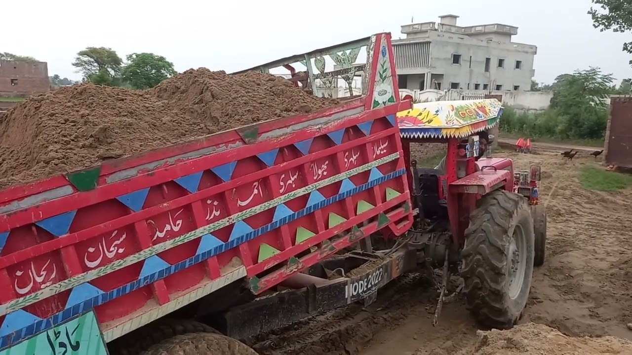 Soil refilling at Haveli | Village Life | Mohsan Raza