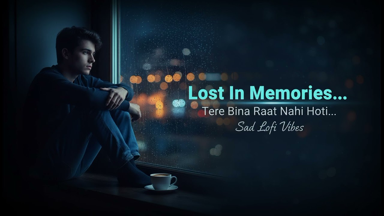 Khamoshi Mein Naam Tera 💕। A soul-touching Sad Hindi Lofi song ❤️। love, loss, and silence ⭐।