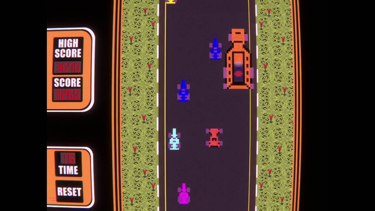 ファンが作ったレトロアーケードレース　Taito Speed Race