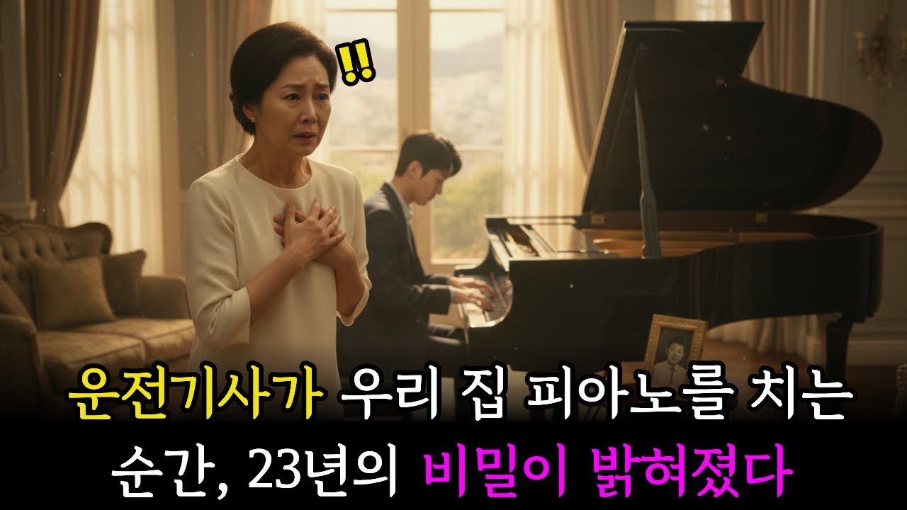 운전기사가 우리 집 피아노를 치는 순간, 23년의 비밀이 밝혀졌다