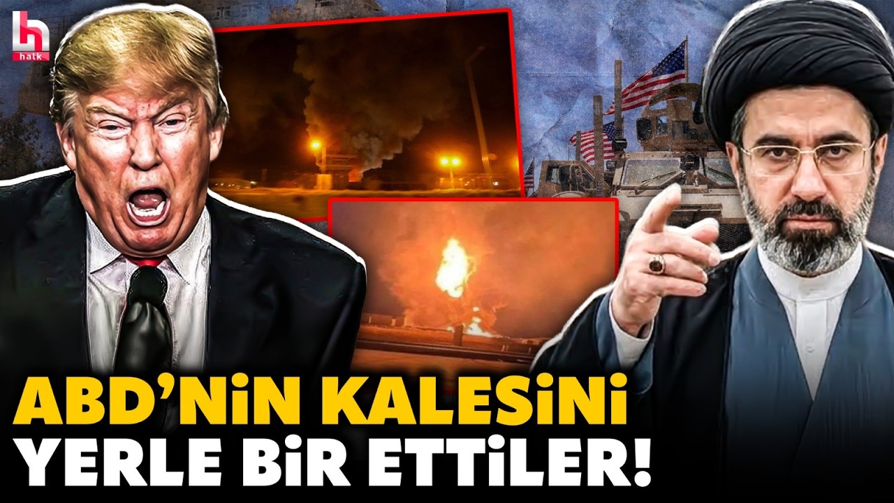 ABD'NİN OLDUĞU HER YER CEHENNEME DÖNDÜ! İran'ın füze yağmuru Bağdat’taki ABD üssünü yerle bir etti!