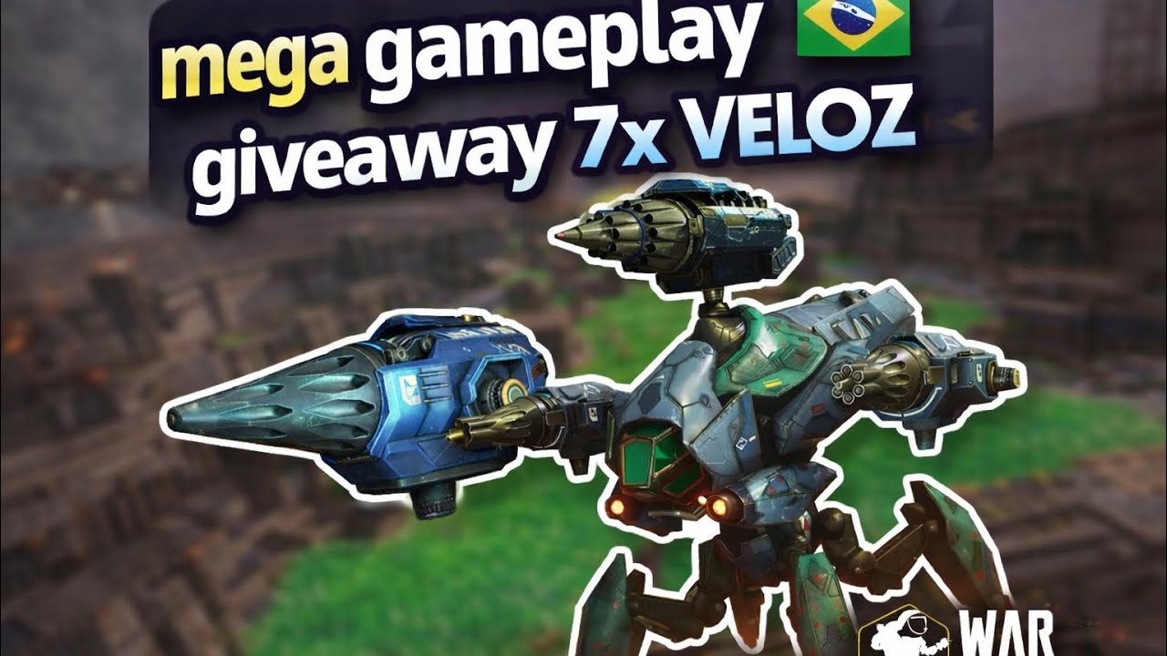 🎁 GIVEAWAY 7x VELOZ! Venha participar 🇧🇷