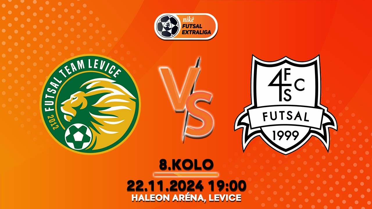 8.kolo NFE: Futsal Team LEVICE - 4FSC FTVŠ UK Prírodovedec BRATISLAVA