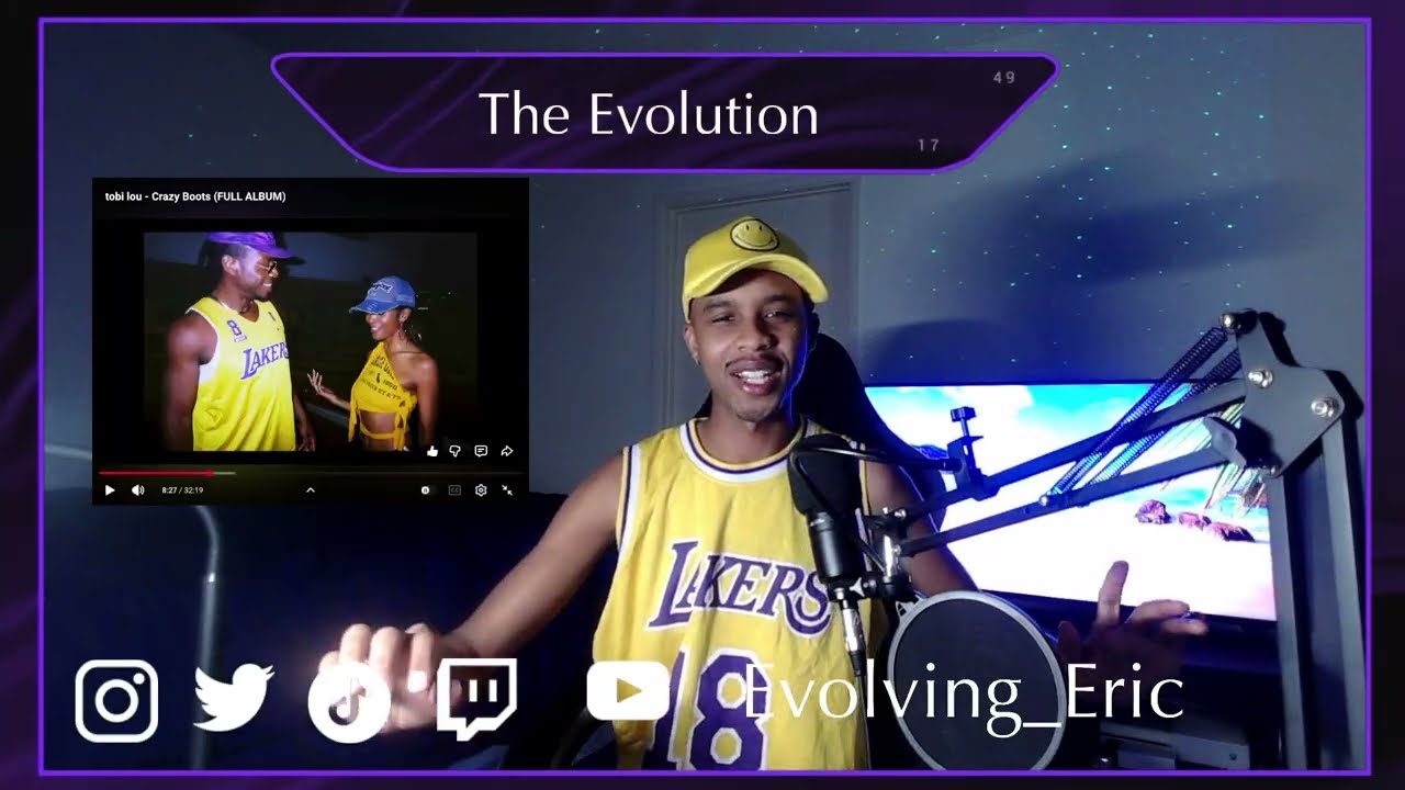 Evolving Eric reacts to tobi lou - Crazy Boots (FULL ALBUM)