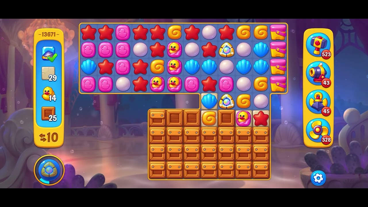 Fishdom level 13671 no boosters フィッシュダム ノーマル