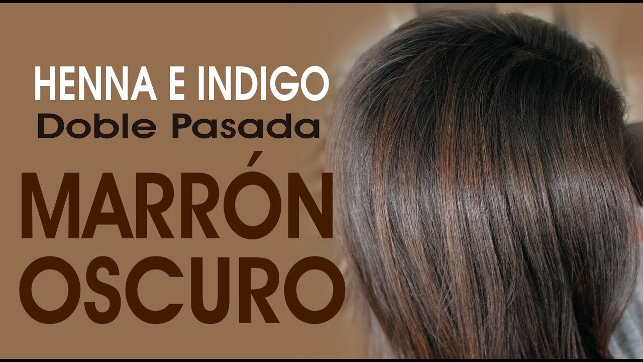 Henna e índigo. Cómo obtener marrón oscuro.