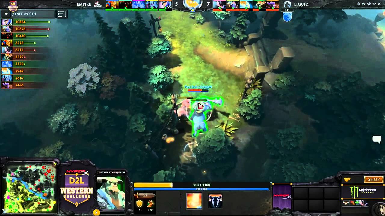 Empire vs Liquid HyperX D2L Western Challenge game 1 rus