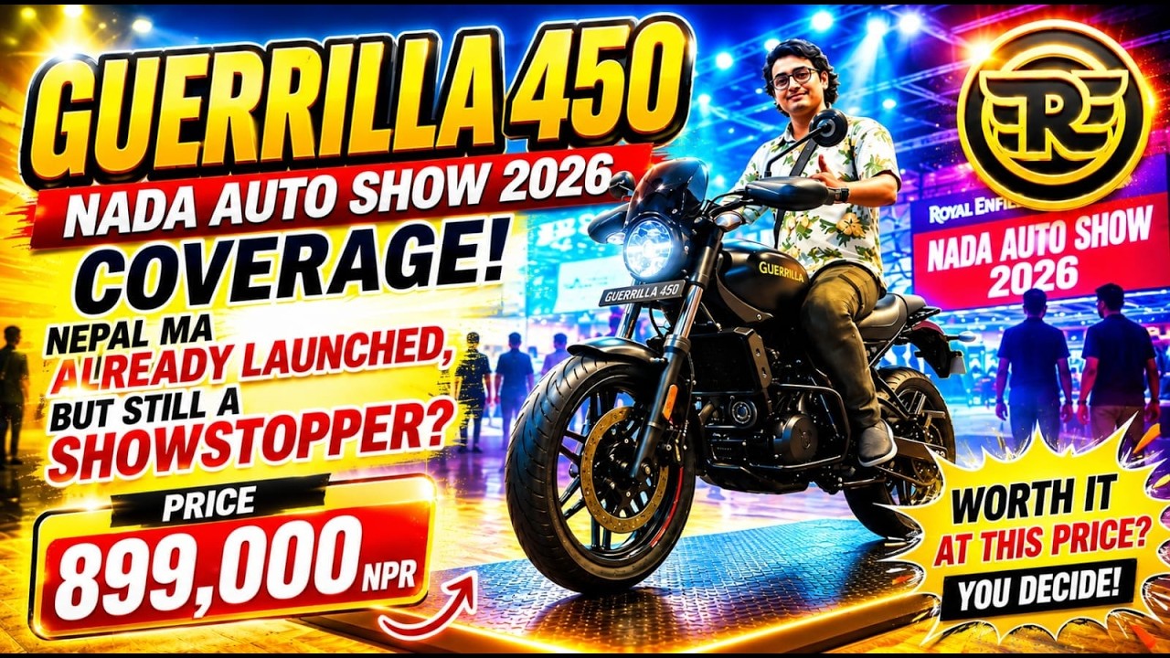 Royal Enfield at NADA Auto Show 2026 🇳🇵 | New Bikes, Classic 350, Guerrilla 450!🇳🇵