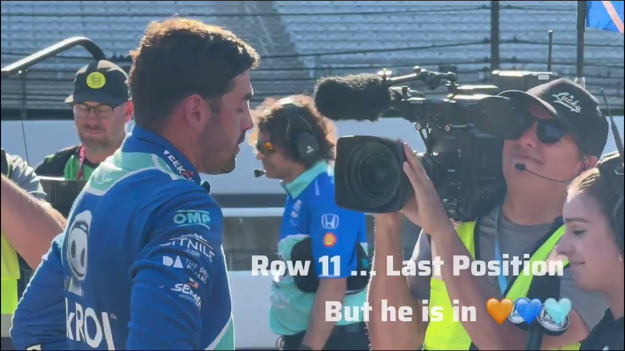 Indy500 Rinus VeeKay 2025 Last Chance Qualifyer