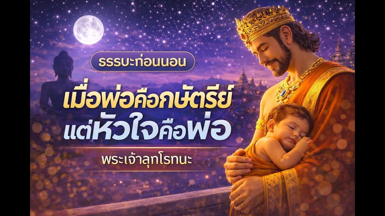 ธรรมะก่อนนอน พระเจ้าสุทโธทนะ เมื่อพ่อคือกษัตริย์ แต่หัวใจคือพ่อ