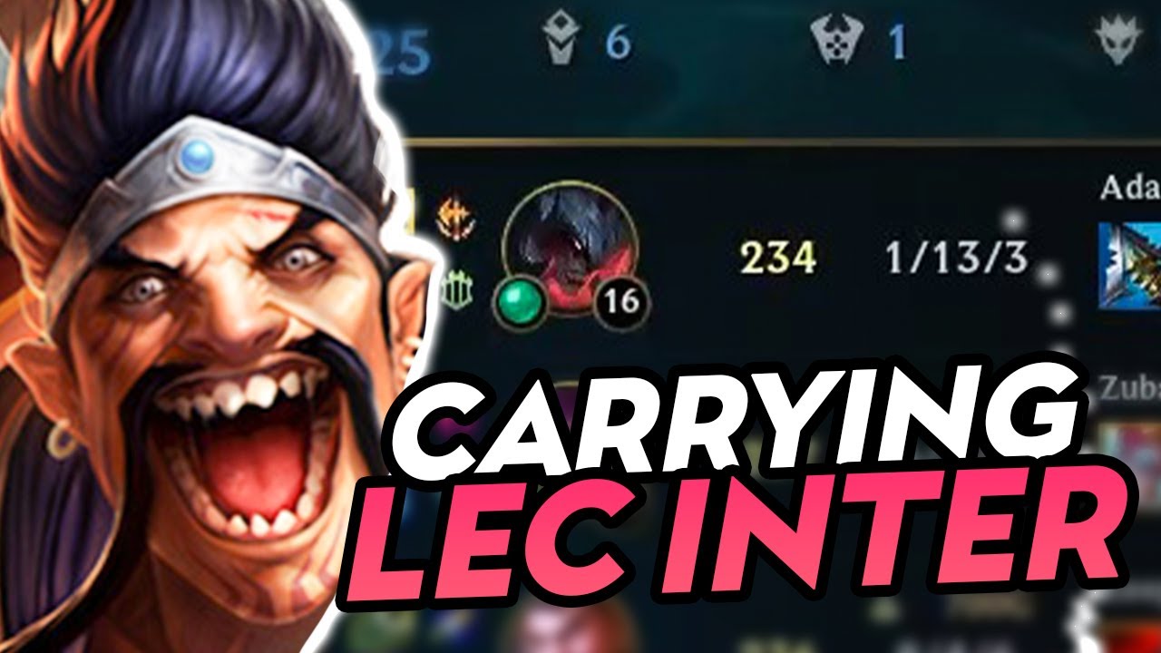 BEST DRAVEN CARRYING LEC INTER IN SOLOQ