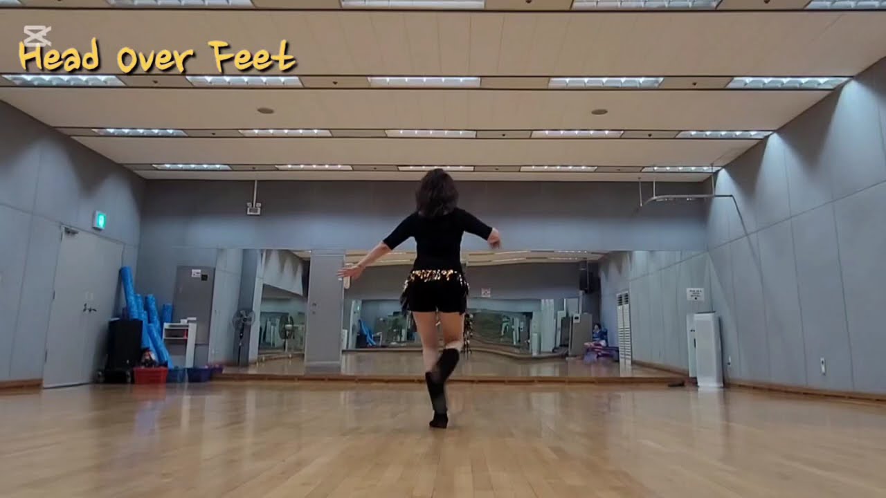 Head Over Feet Line Dance l Intermediate |  헤드 오버 피트 라인댄스