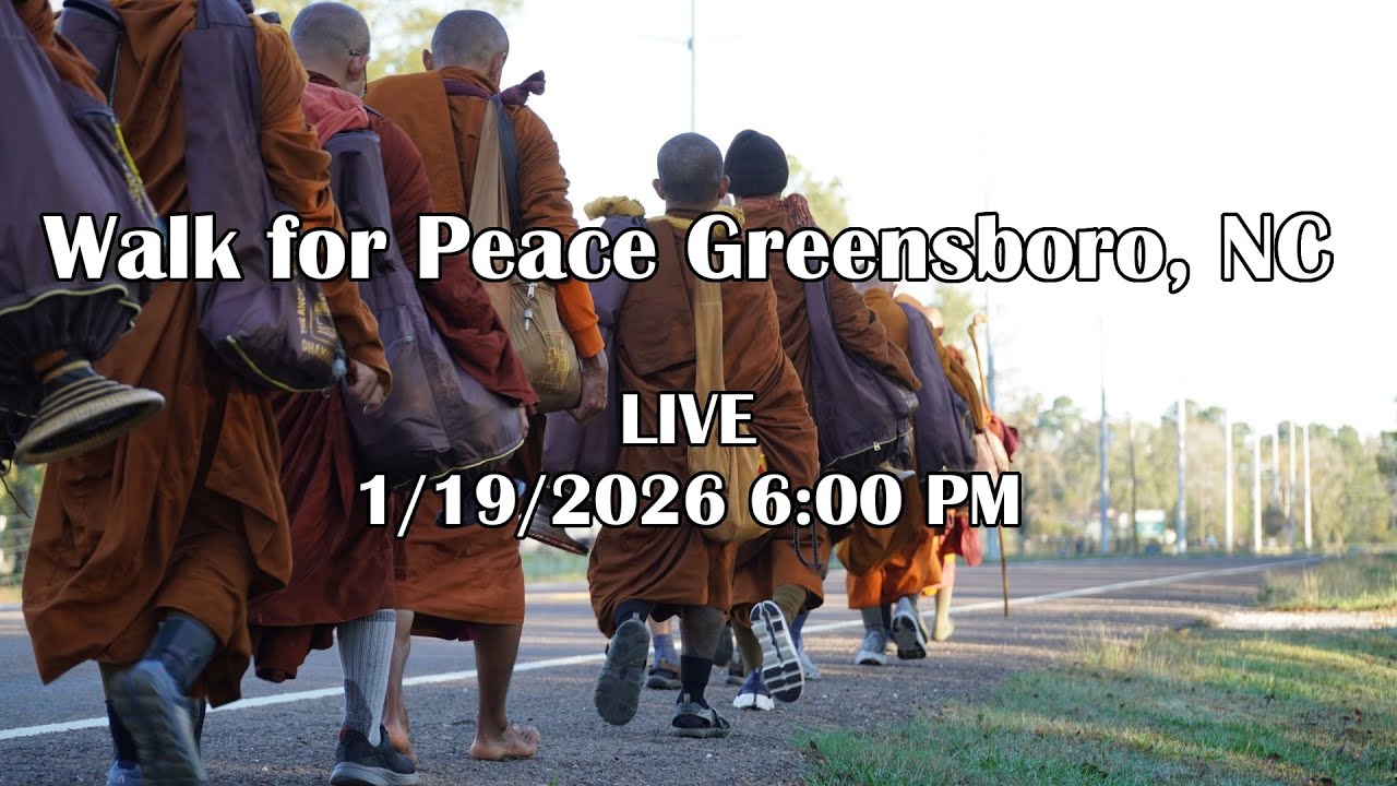 Walk for Peace Greensboro, NC - LIVE 1/19/2026 6:00 PM
