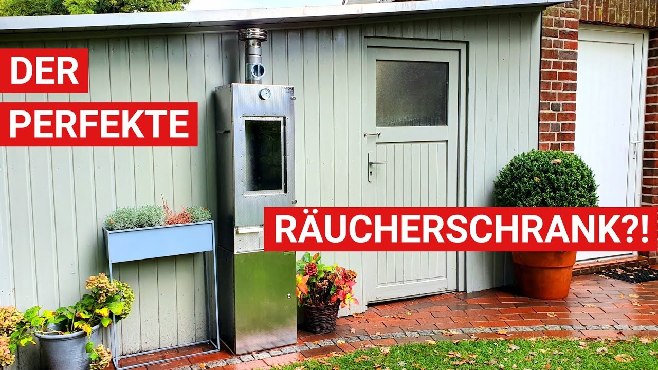 🔥 GRILLBLITZ: Räucherschrank SMOKI, Schinken selber räuchern, Räucherofen, Fische kalt heiss Lachs