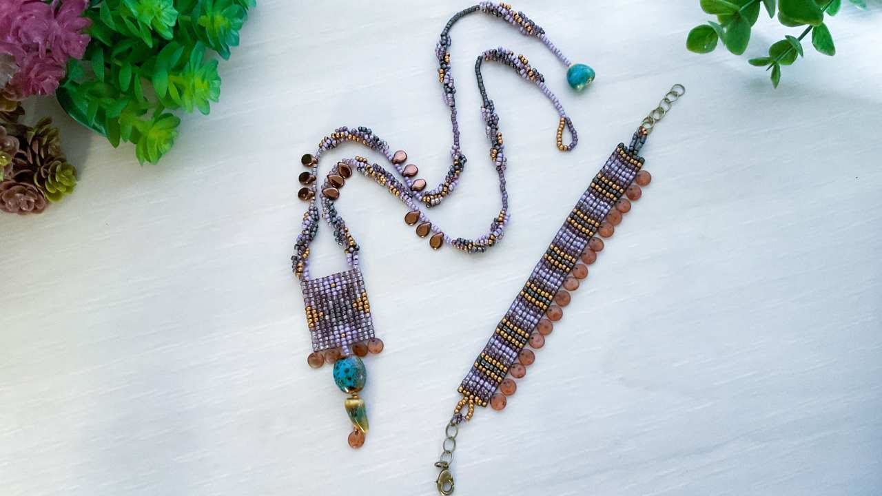 Make Your Own Stunning Beaded Necklace and Bracelet!