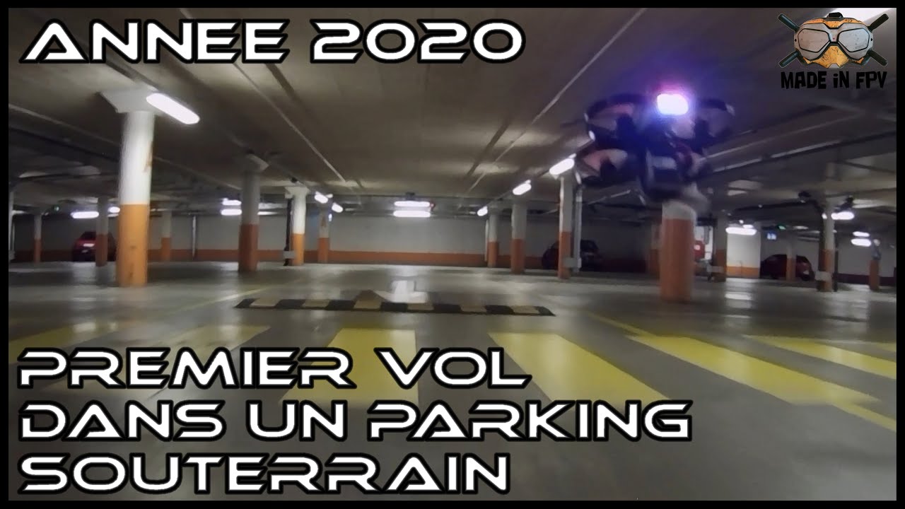 Mon premier vol FPV en parking souterrain - Eachine Cinecan Vs. Beta85X