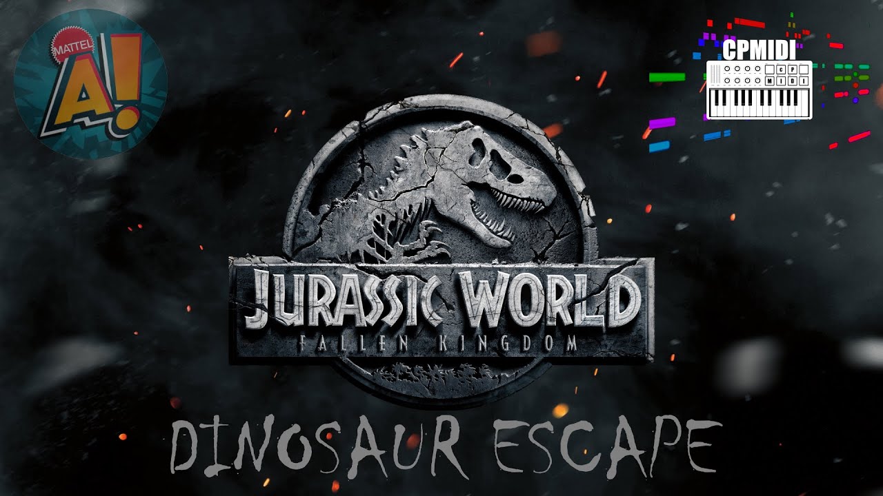 Dinosaur Escape - Jurassic World (Fallen Kingdom) | My 5 Year Old Son Dino Roars! | #musicvideo 🦕