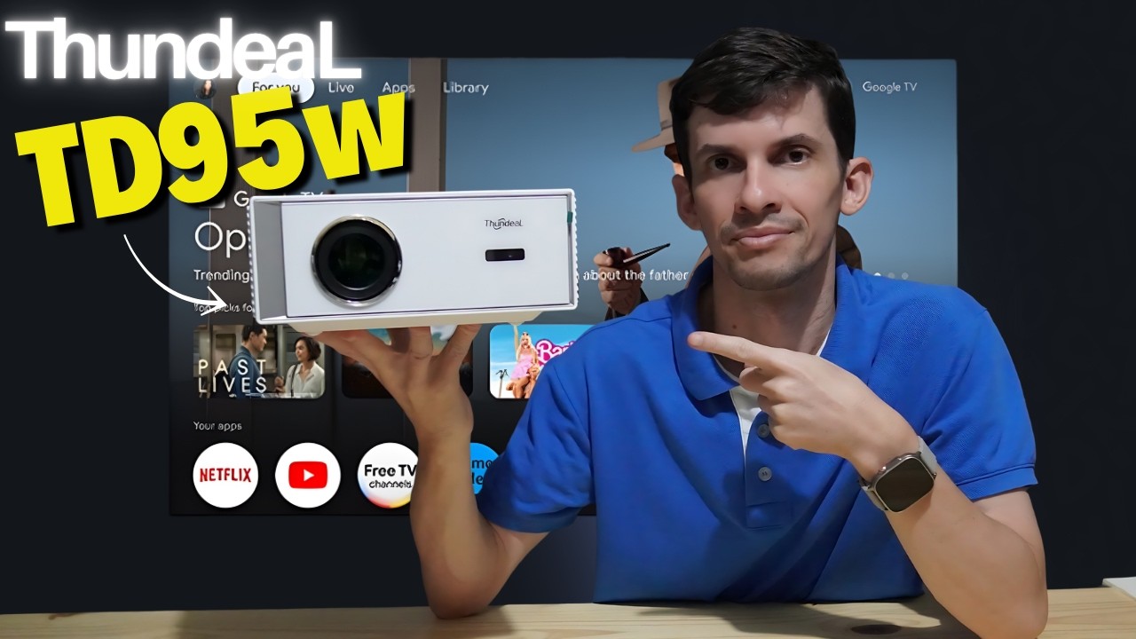 THUNDEAL TD95W | O MELHOR PROJETOR CUSTO-BENEFÍCIO de 2025? Teste e Análise Completa!