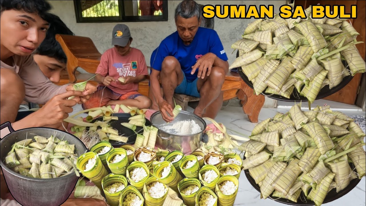 SUMANG MALAGKIT SUMAN SA BULI TRADISYON NA PANGAGAWA