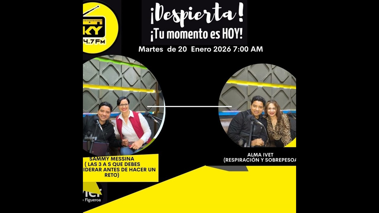 Sammy Messina (las 3 A s que debes considerar antes de hacer un reto) Alma Ivet (Respiración y so...