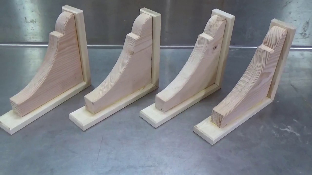 DIY Corbels - Farmhouse Shelf Corbels