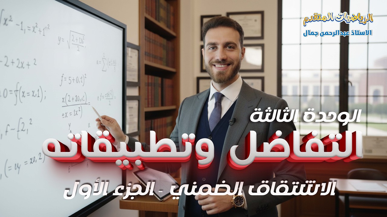 الرياضيات المتقدم || الوحدة الثالثة || الاشتقاق الضمني || الجزء الأول