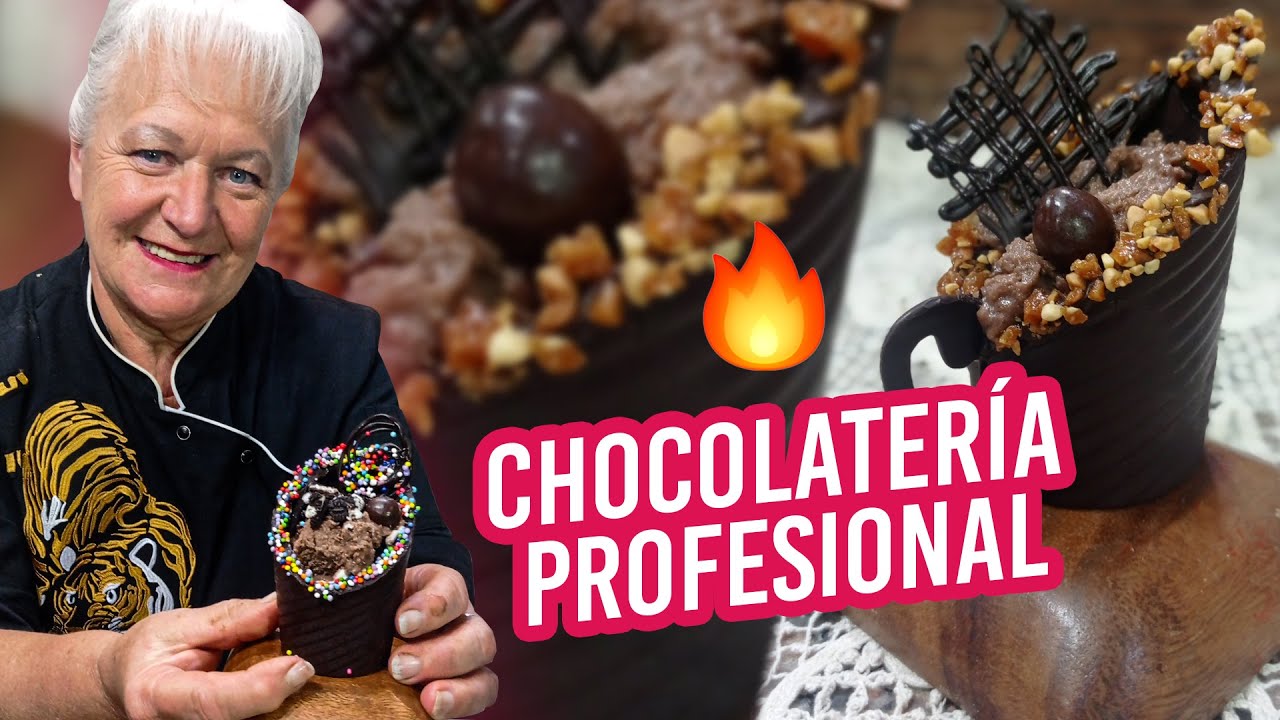 Mini curso de chocolatería 🍫 Aprende a hacer una taza de chocolate y un postre riquísimo!