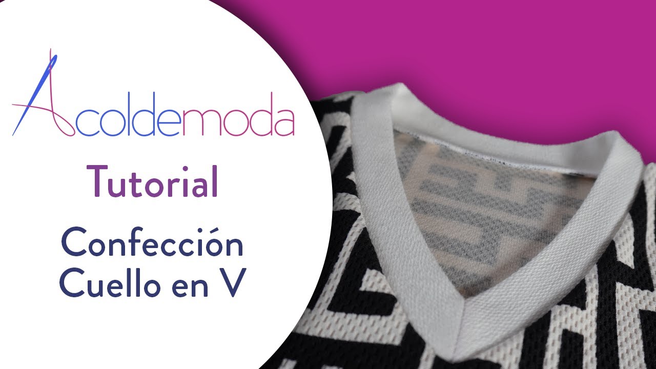 Cómo coser un CUELLO EN V CERRADO paso a paso (DIY)