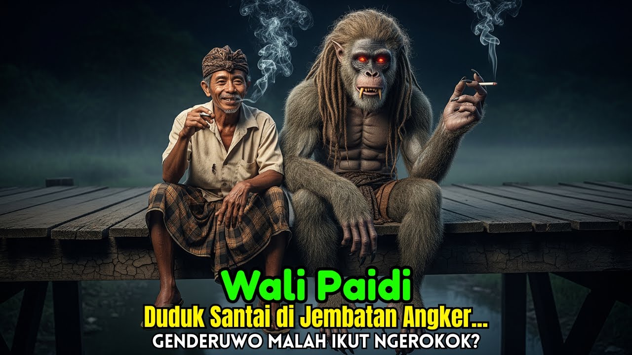 Wali Paidi Duduk Santai di Jembatan Angker, Penunggunya Malah Ikut Ngerokok