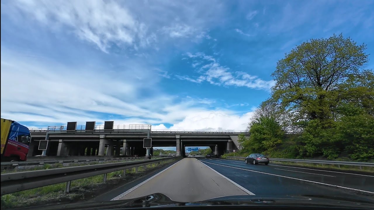 Driving in Germany 🇧🇪 Darmstadt to Frankfurt Airport to Main Taunus Zentrum MTZ #autobahn #shopping