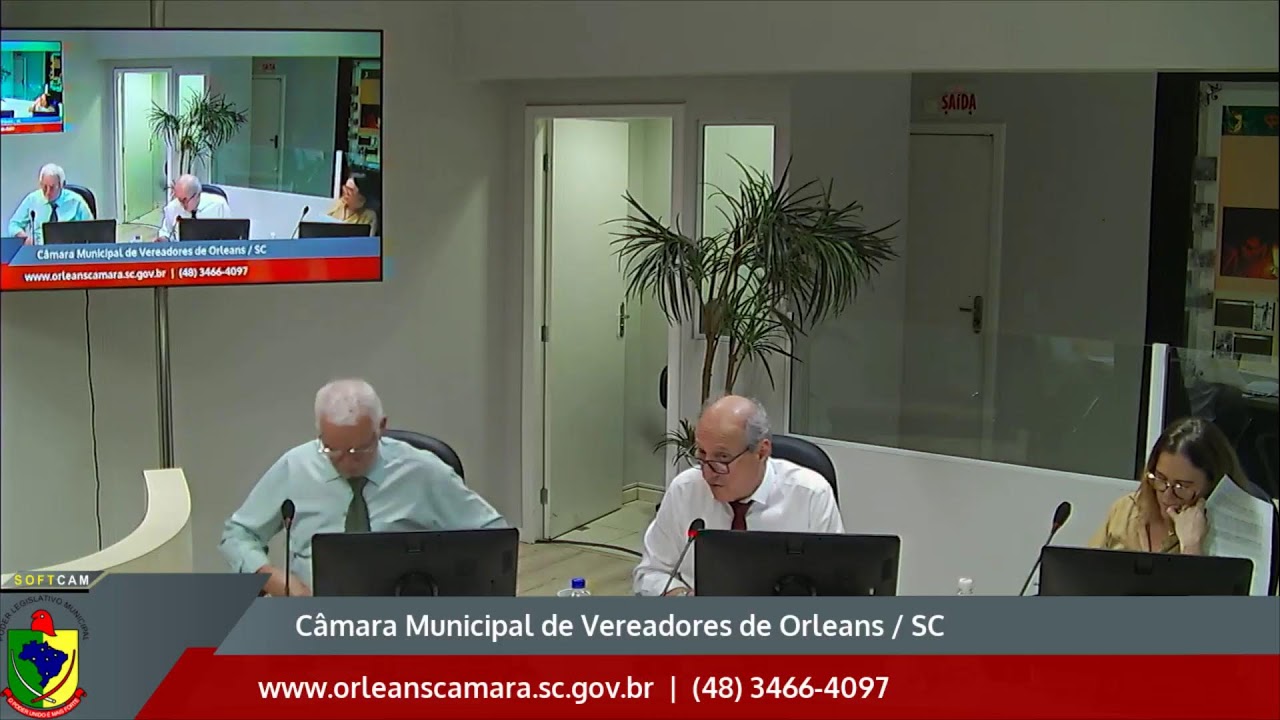 Sessão Ordinária 13/10/2025 - Câmara de Vereadores de Orleans