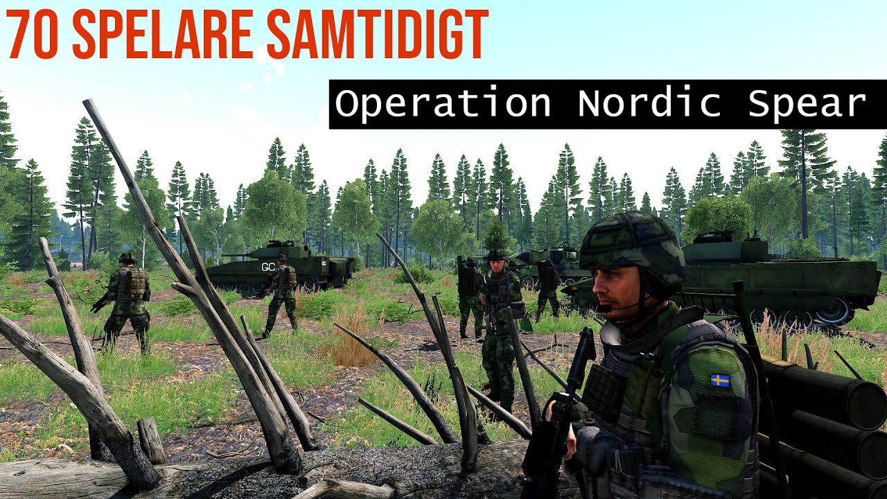 Operation Nordic Spear - ArmA 3 JointOP - 70 spelare samtidigt