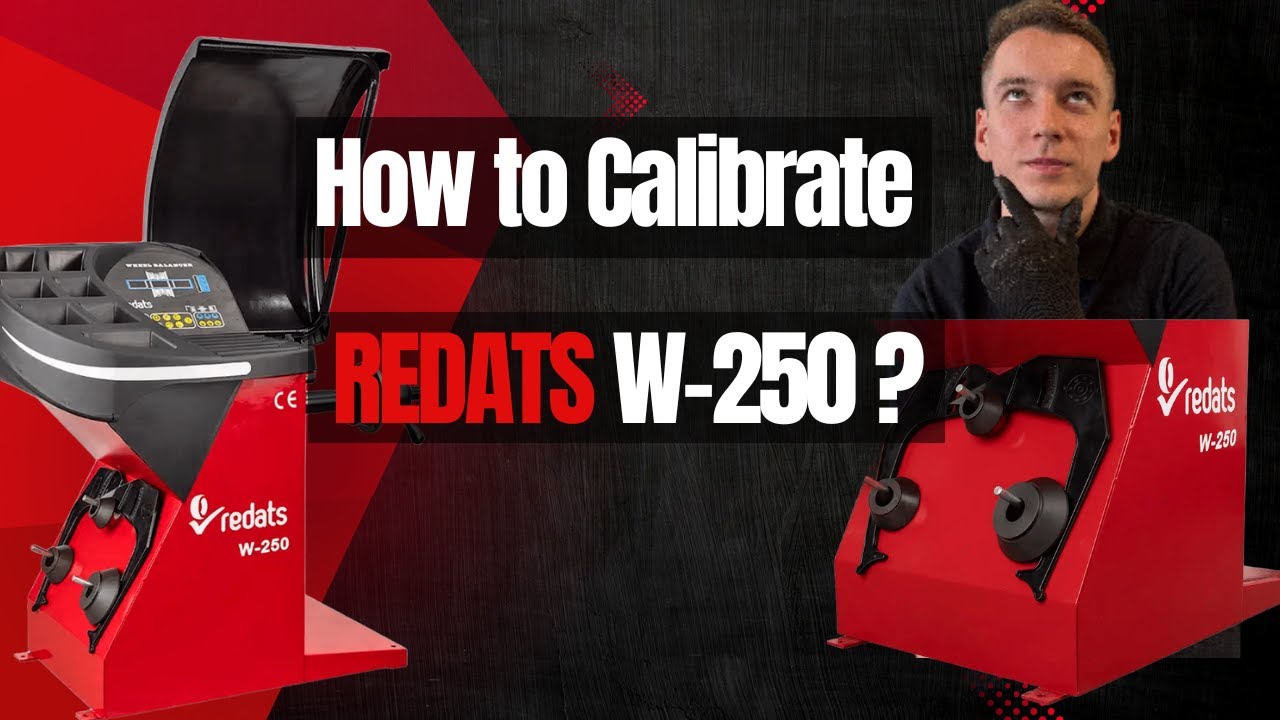 How to Calibrate REDATS W-250 Wheel Balancer? 🔧